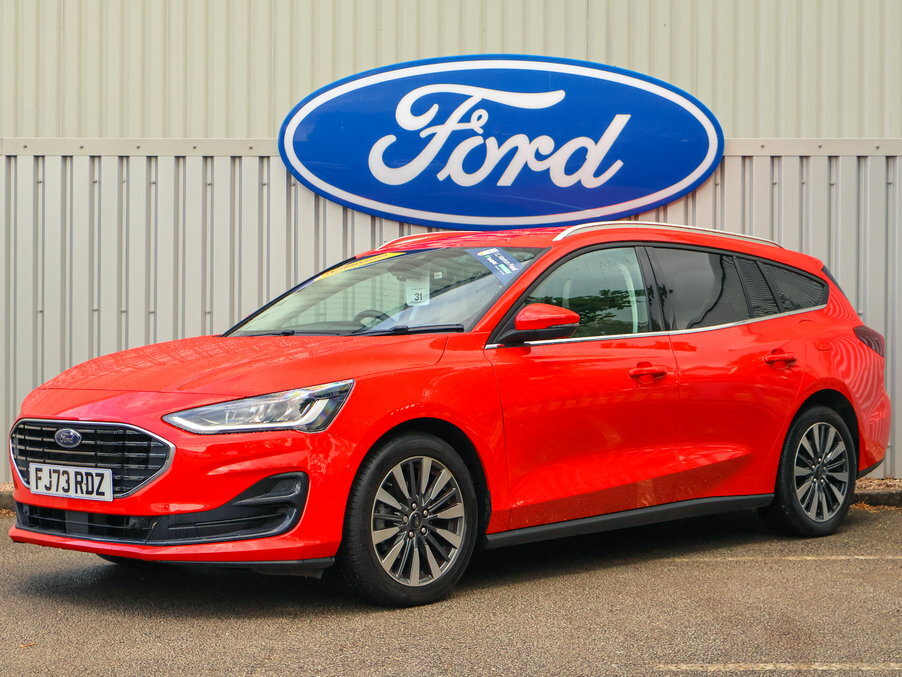 Ford Focus 1.0 Ecoboost Hybrid Mhev 155 Titanium X FJ73RDZ Red #2