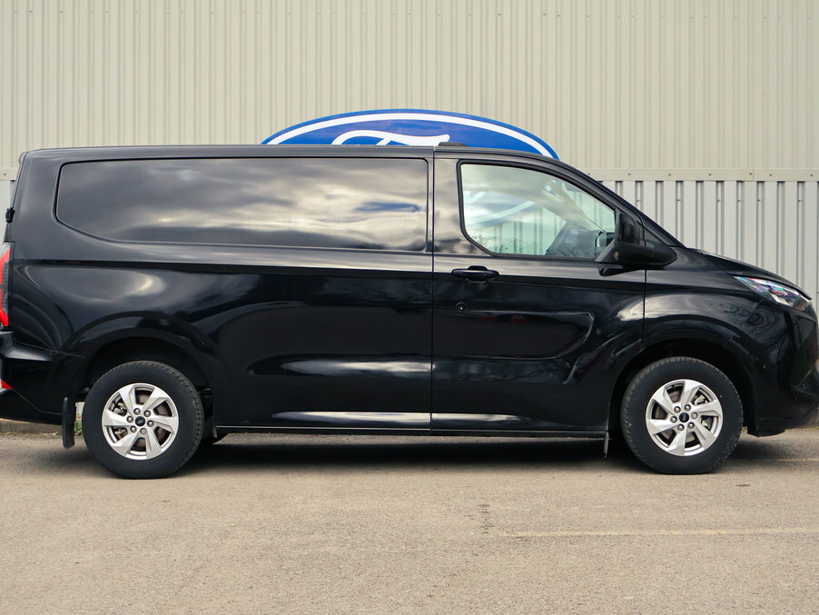 Ford Transit Custom 100Kw 65Kwh H1 Van Limited WR75MWL Black #5