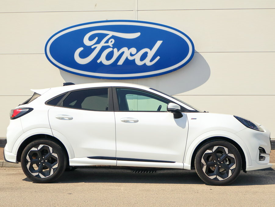 Ford Puma 1.0 Ecoboost Hybrid Mhev St-line X FJ25OWH White #2