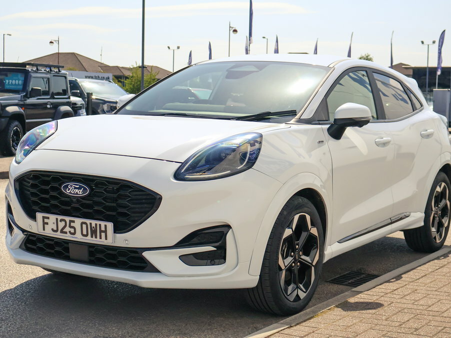 Ford Puma 1.0 Ecoboost Hybrid Mhev St-line X FJ25OWH White #4