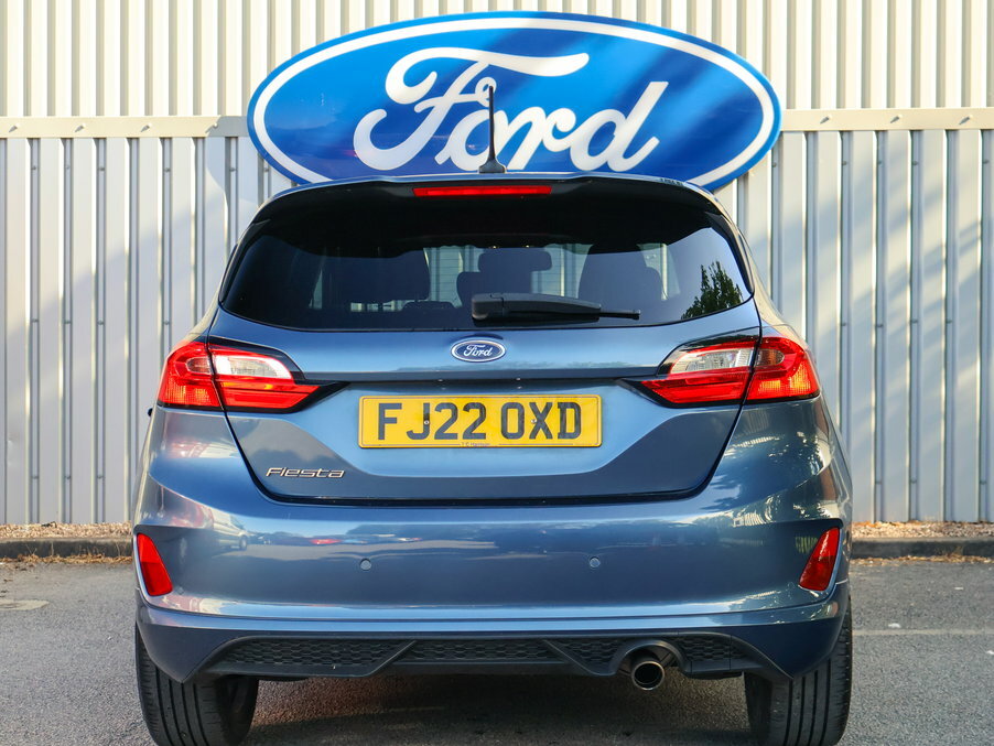Ford Fiesta 1.0 Ecoboost St-line FJ22OXD Blue #4