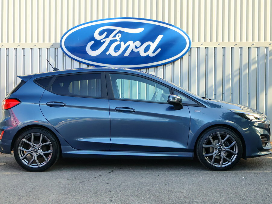 Ford Fiesta 1.0 Ecoboost St-line FJ22OXD Blue #5