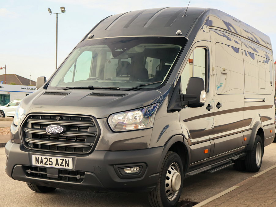 Ford Transit Custom 2.0 Ecoblue 165Ps H3 17 Seater Trend Nav MA25AZN Grey #2