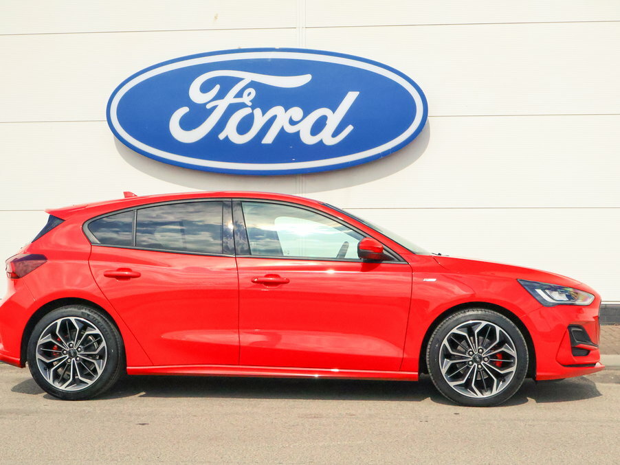 Ford Focus 1.0 Ecoboost St-line X FL73WWO Red #2