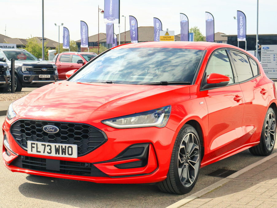 Ford Focus 1.0 Ecoboost St-line X FL73WWO Red #4