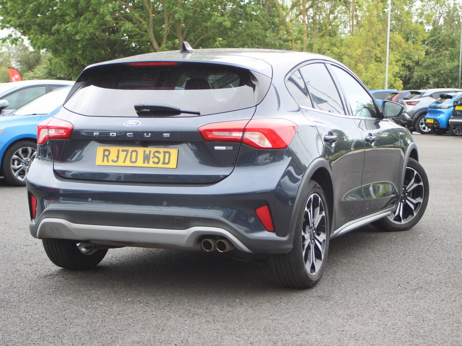 Ford Focus 1.0 Ecoboost Hybrid Mhev 155 Active X Vign Ed RJ70WSD Blue #4
