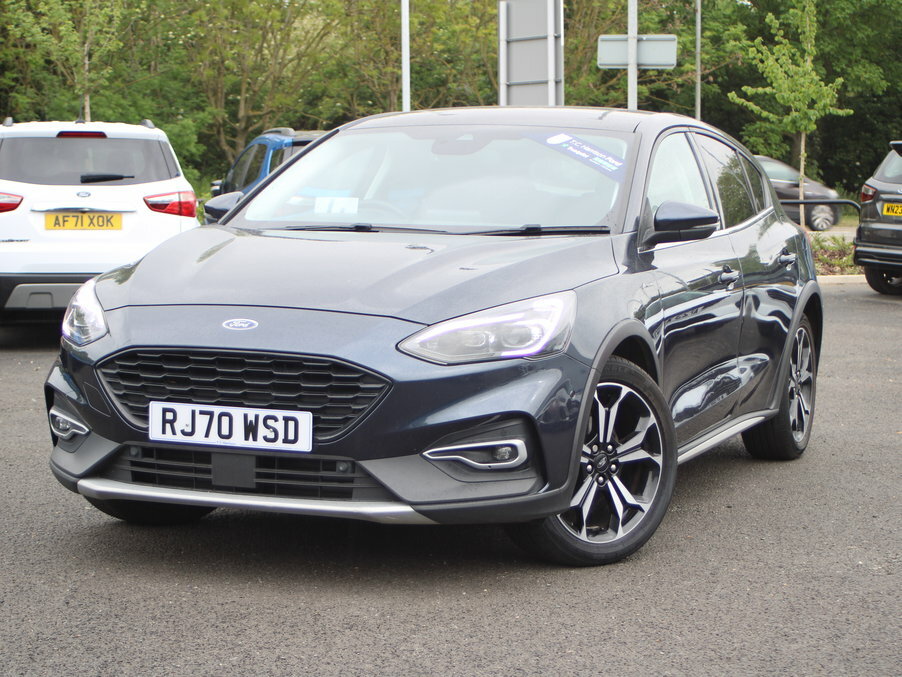 Ford Focus 1.0 Ecoboost Hybrid Mhev 155 Active X Vign Ed RJ70WSD Blue #2
