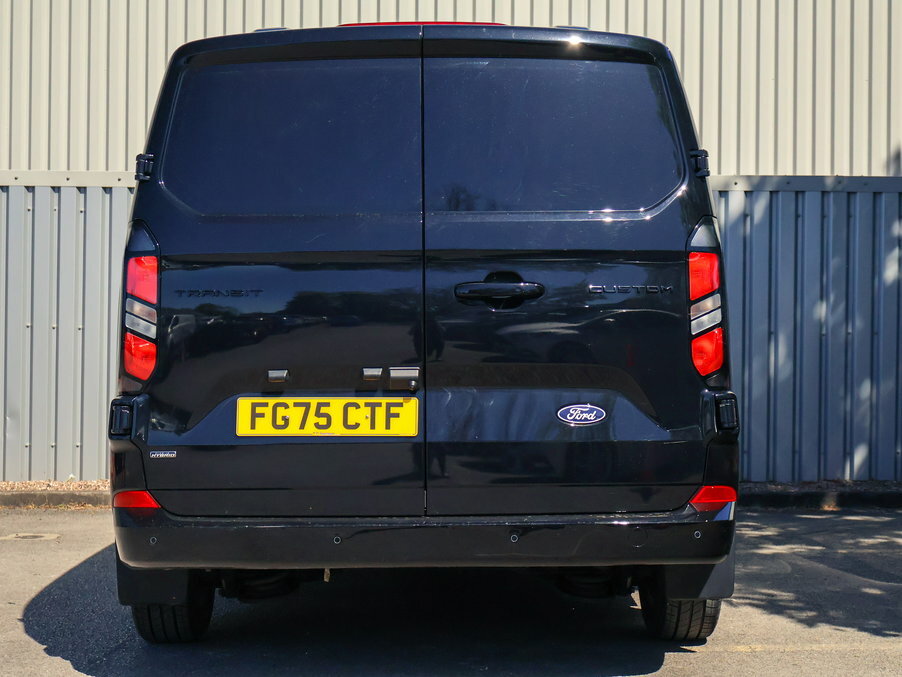 Ford Transit Custom 2.5 Phev 232Ps H1 Van Limited FG75CTF Black #4