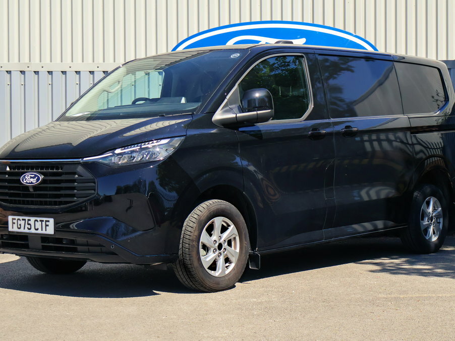 Ford Transit Custom 2.5 Phev 232Ps H1 Van Limited FG75CTF Black #2