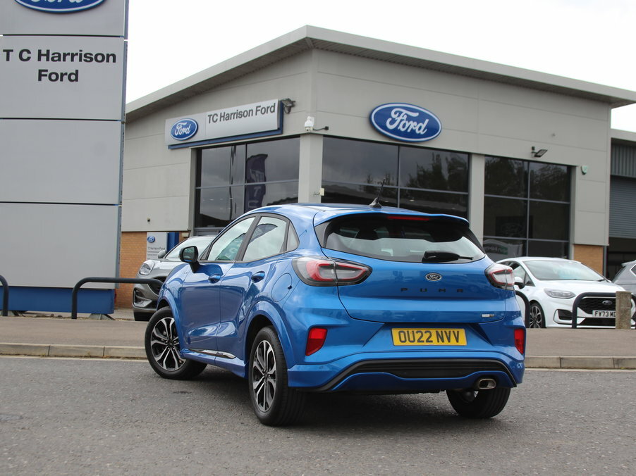 Ford Puma 1.0 Ecoboost Hybrid Mhev St-line OU22NVV Blue #3