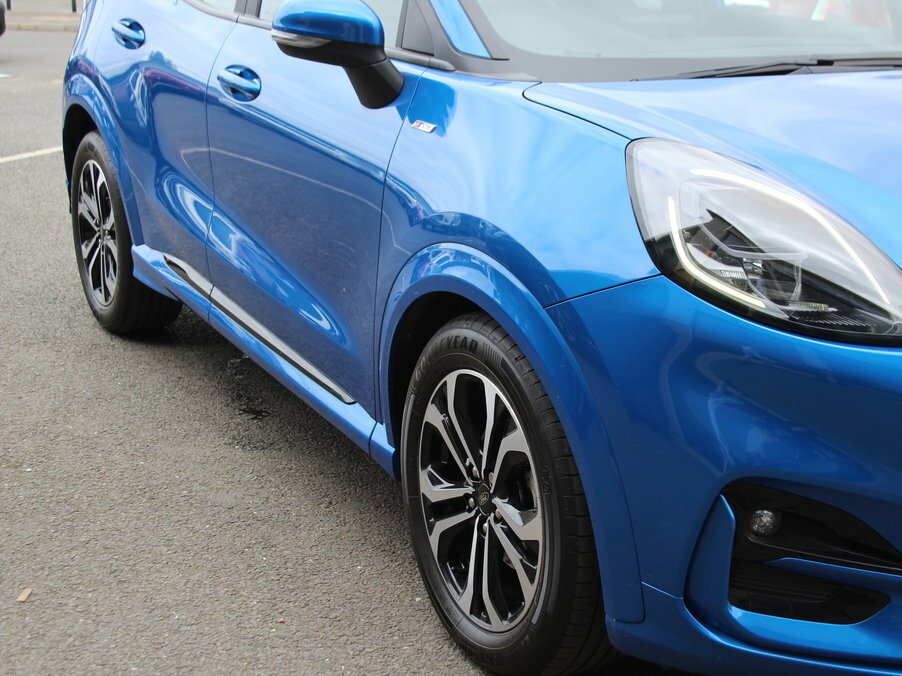 Ford Puma 1.0 Ecoboost Hybrid Mhev St-line OU22NVV Blue #6