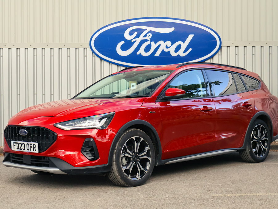 Ford Focus 1.0 Ecoboost Hybrid Mhev 155 Active X FD23OFR Red #2