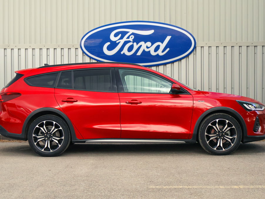 Ford Focus 1.0 Ecoboost Hybrid Mhev 155 Active X FD23OFR Red #5