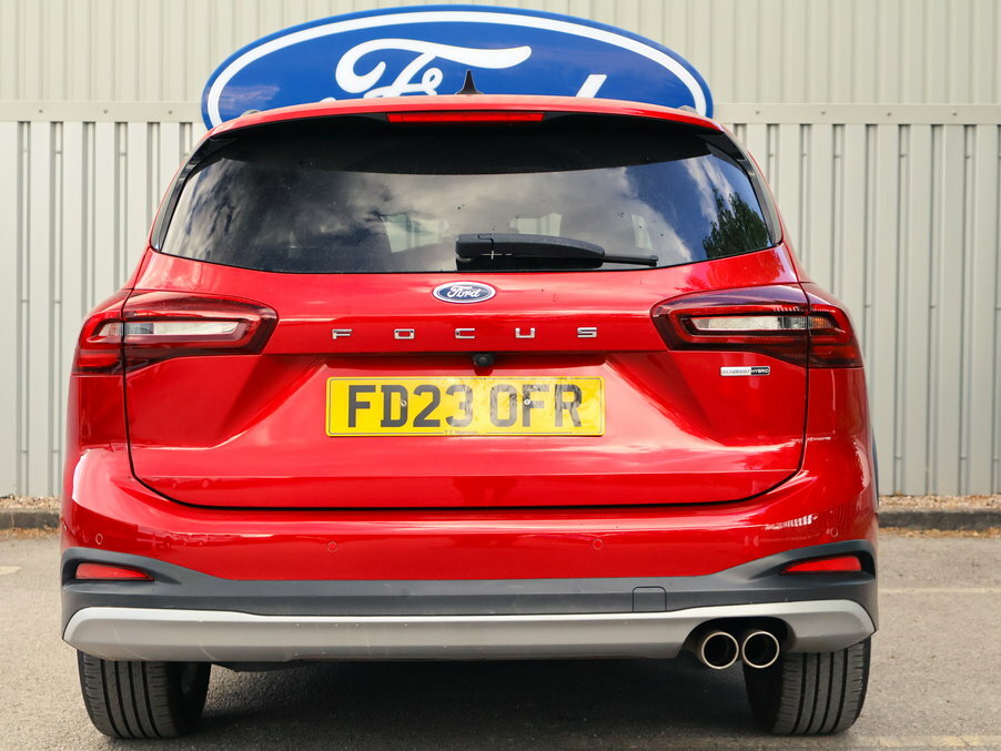 Ford Focus 1.0 Ecoboost Hybrid Mhev 155 Active X FD23OFR Red #4
