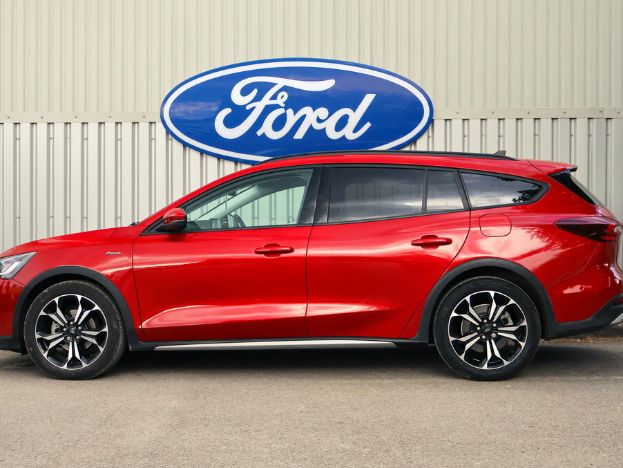 Ford Focus 1.0 Ecoboost Hybrid Mhev 155 Active X FD23OFR Red #3