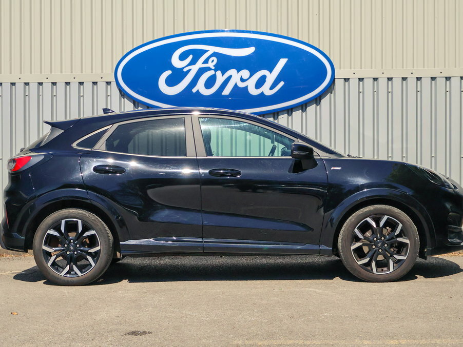 Ford Puma 1.0 Ecoboost Hybrid Mhev St-line X FD73YFK Black #4