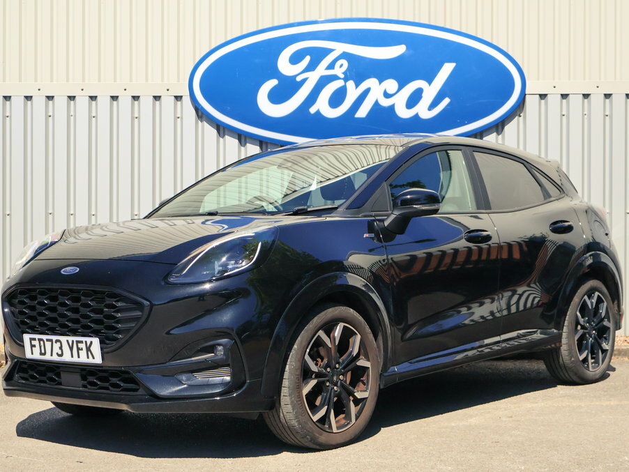 Ford Puma 1.0 Ecoboost Hybrid Mhev St-line X FD73YFK Black #2