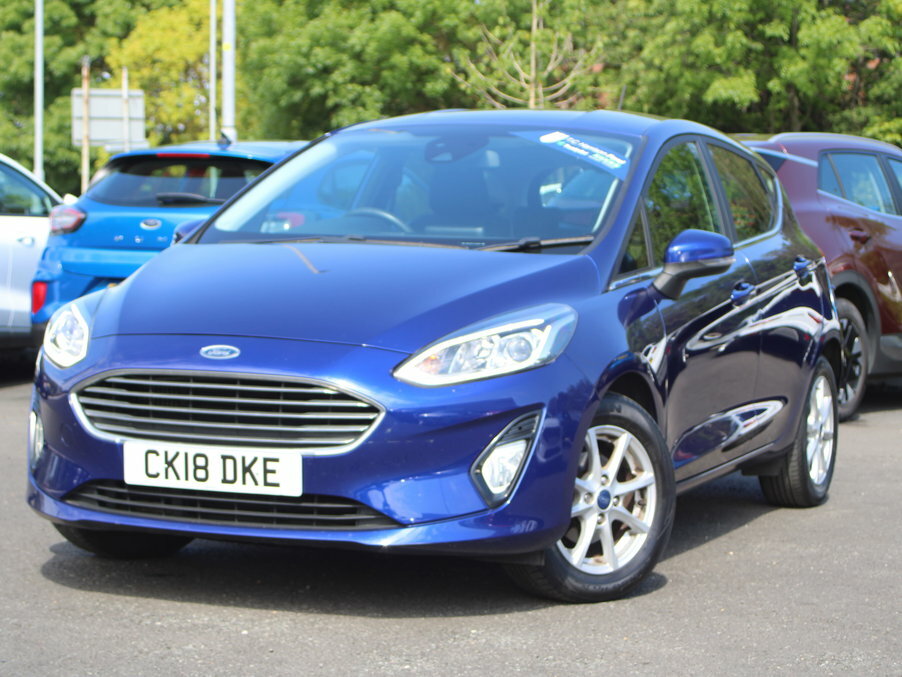 Ford Fiesta 1.0 Ecoboost Zetec Navigation CK18DKE Blue #2