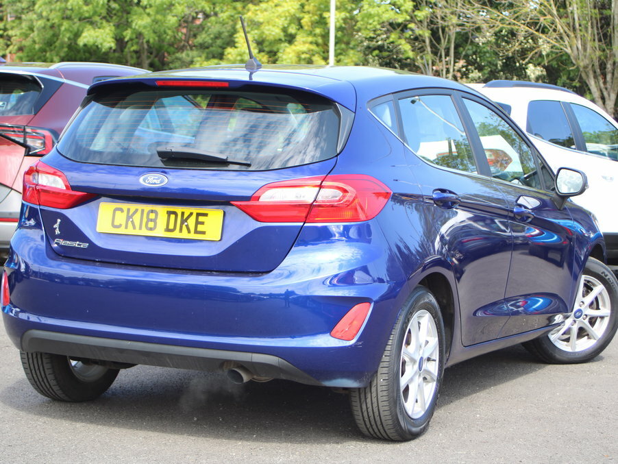 Ford Fiesta 1.0 Ecoboost Zetec Navigation CK18DKE Blue #4
