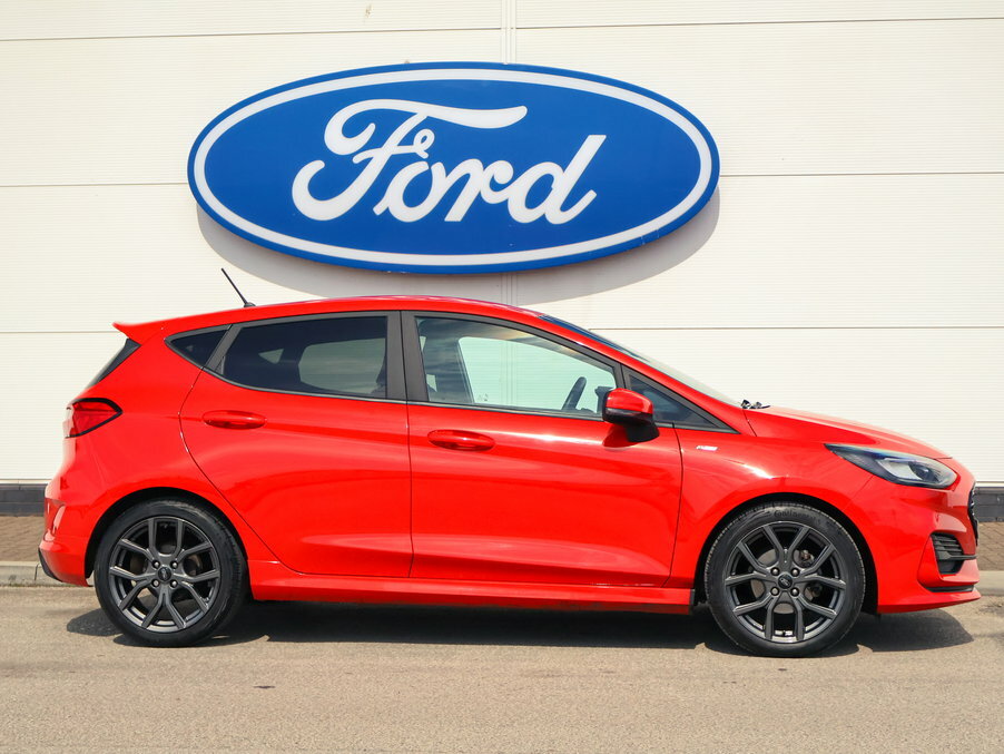 Ford Fiesta 1.0 Ecoboost St-line FD23HHN Red #2