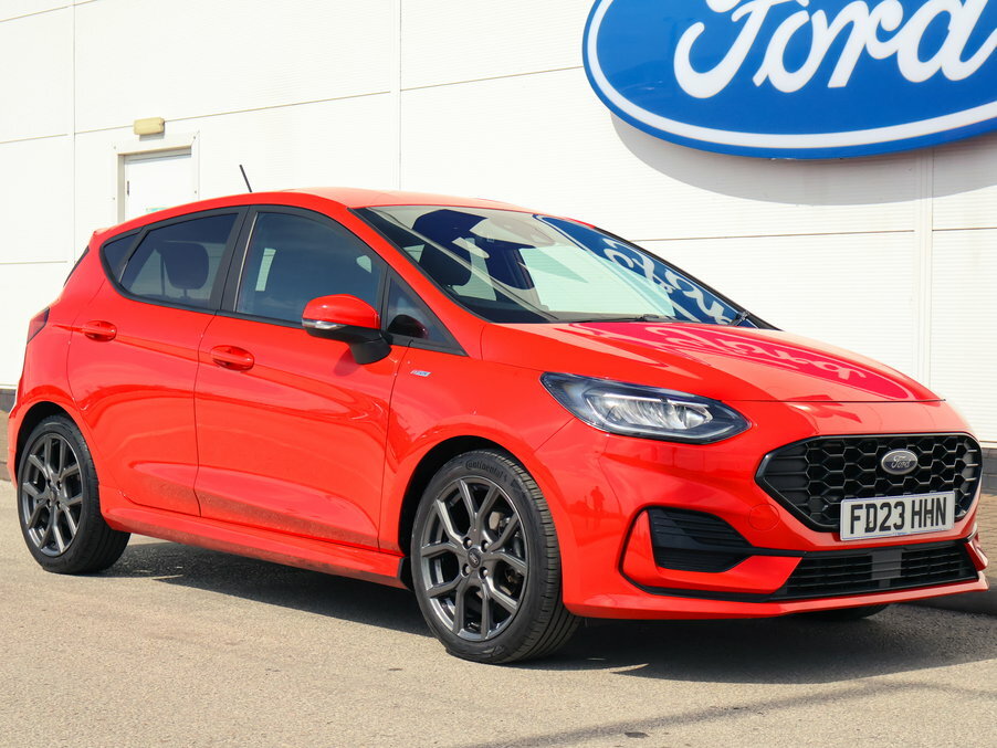 Ford Fiesta 1.0 Ecoboost St-line FD23HHN Red #3