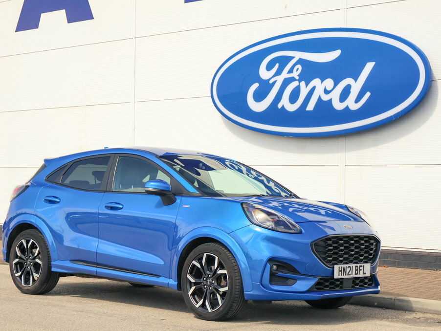 Ford Puma 1.0 Ecoboost Hybrid Mhev 155 St-line X Blue
