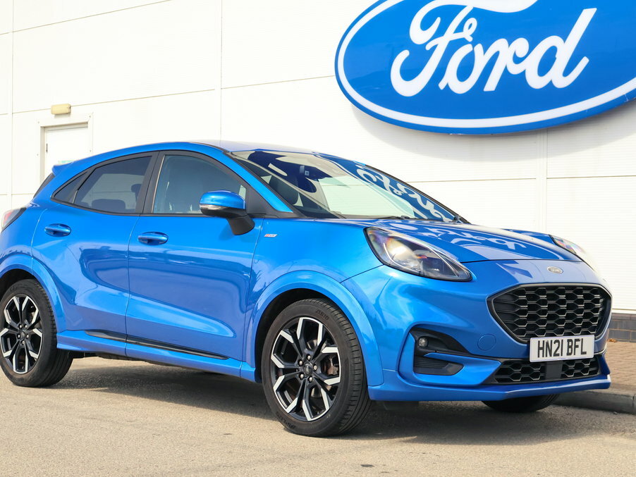 Ford Puma 1.0 Ecoboost Hybrid Mhev 155 St-line X HN21BFL Blue #3