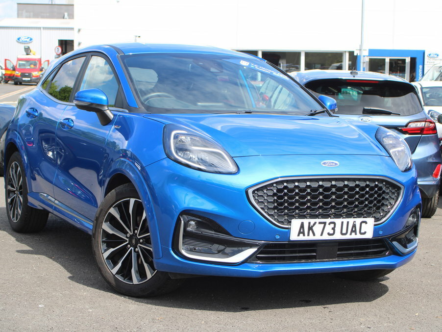 Ford Puma 1.0 Ecoboost Hybrid Mhev 155 St-line Vignale Blue