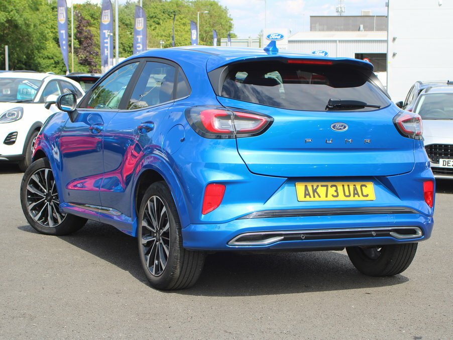 Ford Puma 1.0 Ecoboost Hybrid Mhev 155 St-line Vignale AK73UAC Blue #3
