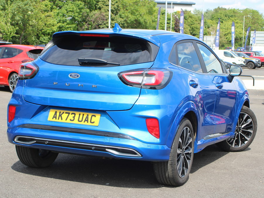 Ford Puma 1.0 Ecoboost Hybrid Mhev 155 St-line Vignale AK73UAC Blue #4