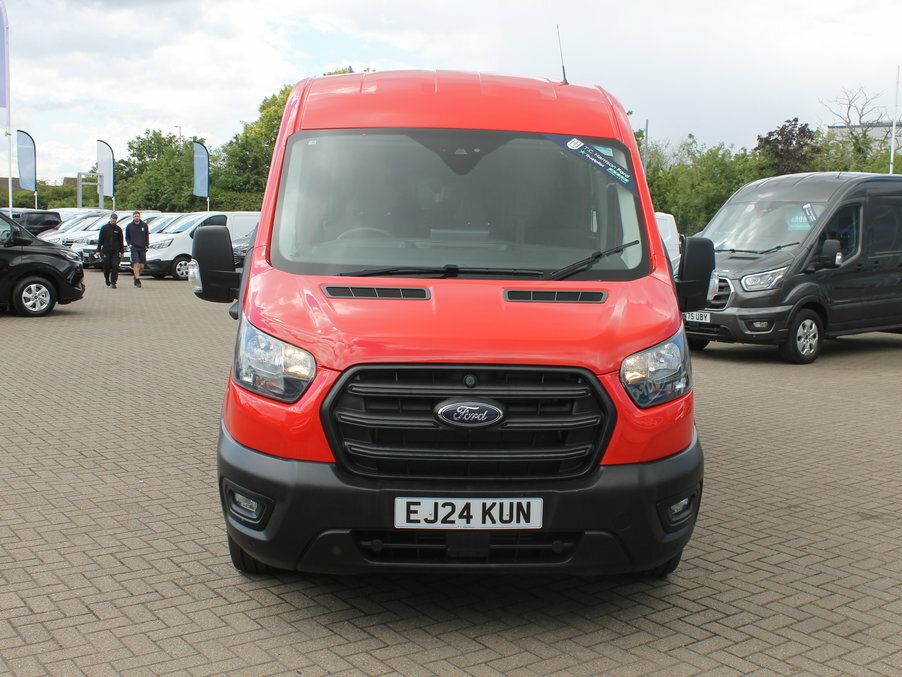 Ford Transit Custom 2.0 Ecoblue 130Ps H2 Leader Double Cab Van EJ24KUN Red #2