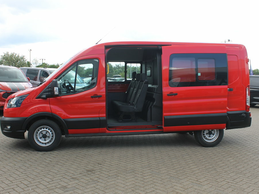 Ford Transit Custom 2.0 Ecoblue 130Ps H2 Leader Double Cab Van EJ24KUN Red #6