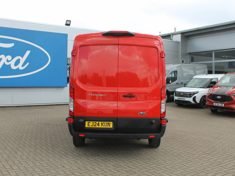 Ford Transit Custom 2.0 Ecoblue 130Ps H2 Leader Double Cab Van EJ24KUN Red #3