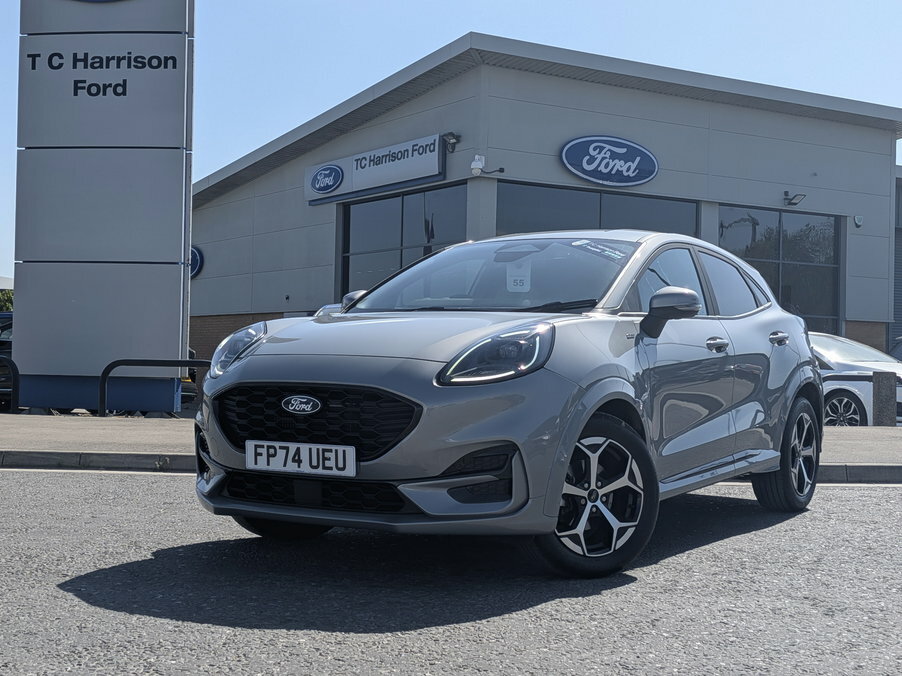 Ford Puma 1.0 Ecoboost Hybrid Mhev St-line FP74UEU Silver #2