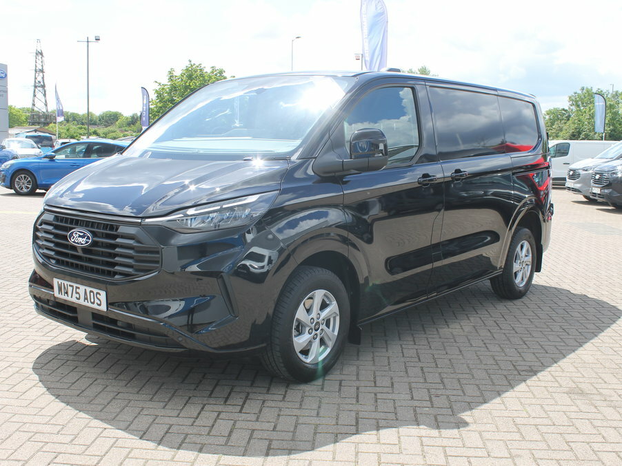 Ford Transit Custom 2.0 Ecoblue 136Ps H1 Van Limited WN75AOS Black #2