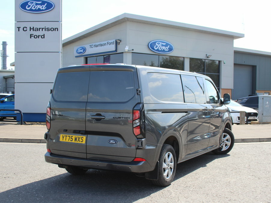 Ford Transit Custom 2.0 Ecoblue 136Ps H1 Double Cab Van Limited YT75WXS Grey #3
