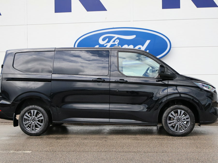 Ford Transit Custom 2.0 Ecoblue 136Ps H1 Double Cab Van Limited WR75UYY Black #2