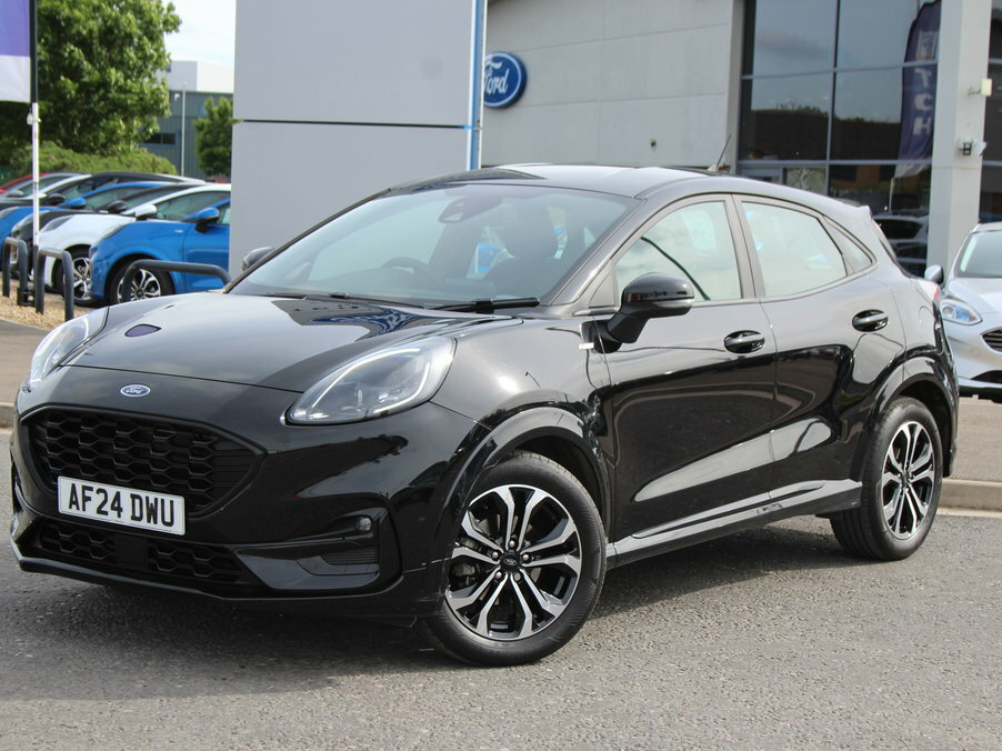 Ford Puma 1.0 Ecoboost Hybrid Mhev St-line Dct AF24DWU Black #3