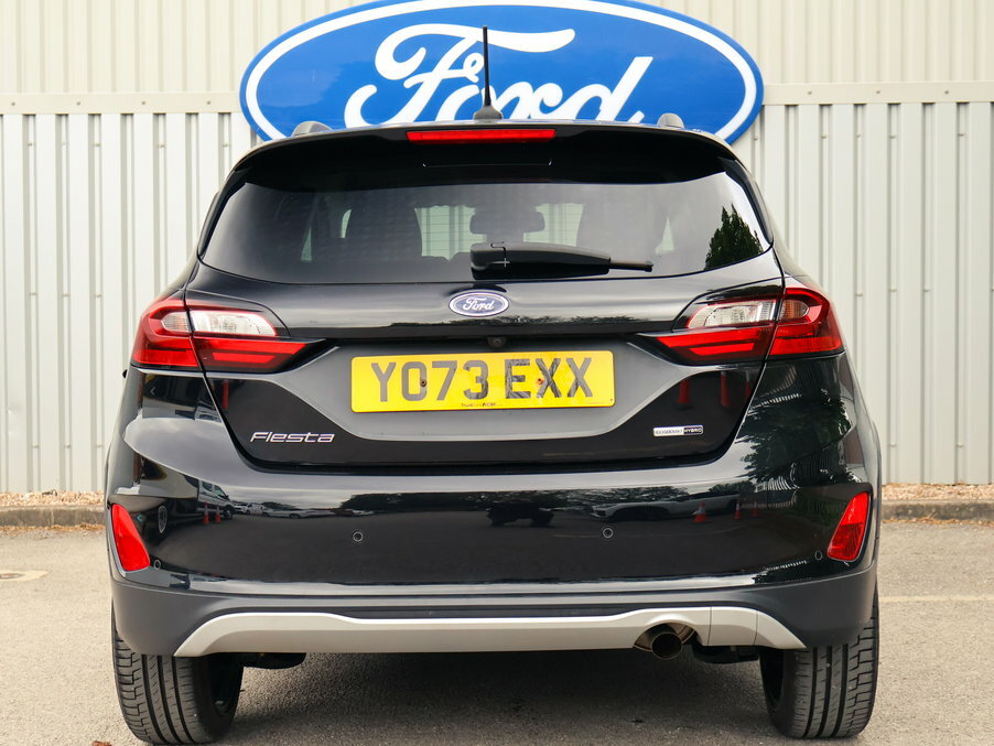 Ford Fiesta 1.0 Ecoboost Hybrid Mhev 125 Active X YO73EXX Black #4