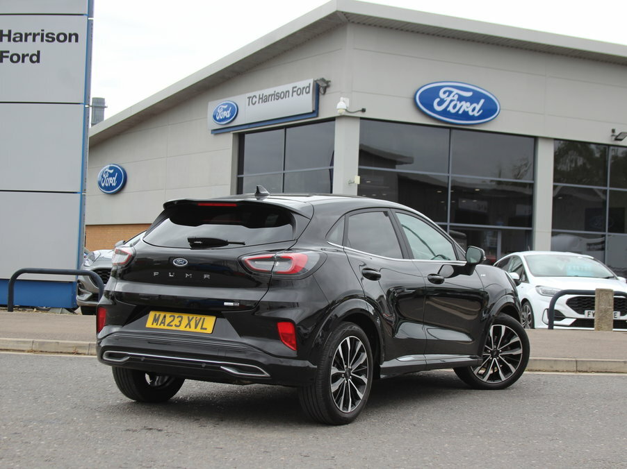 Ford Puma 1.0 Ecoboost Hybrid Mhev 155 St-line Vignale MA23XVL Black #6