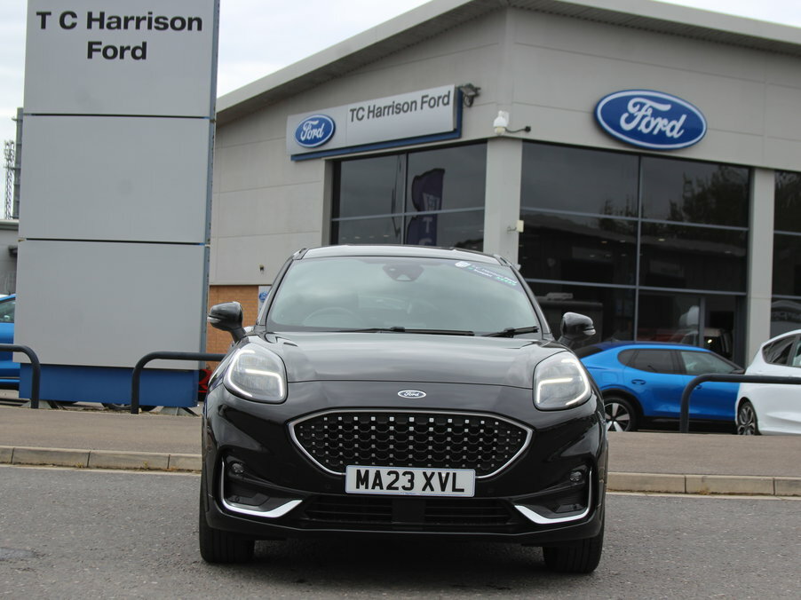 Ford Puma 1.0 Ecoboost Hybrid Mhev 155 St-line Vignale MA23XVL Black #2