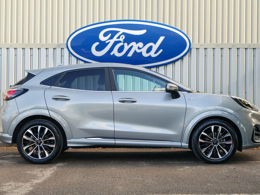 Ford Puma 1.0 Ecoboost Hybr Mhev 155 St-line Vignale Dct AF23VKR Silver #5