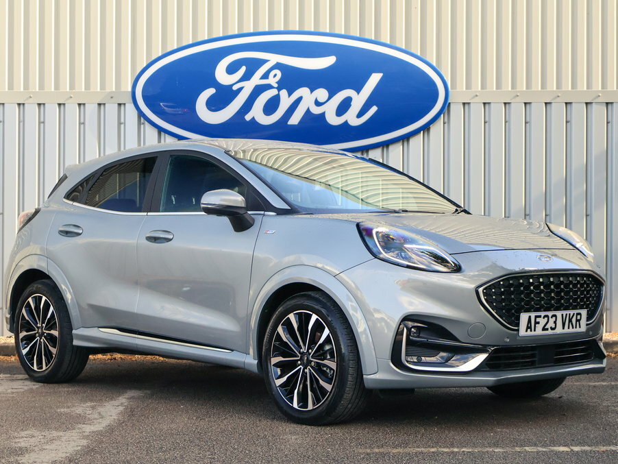 Ford Puma 1.0 Ecoboost Hybr Mhev 155 St-line Vignale Dct Silver