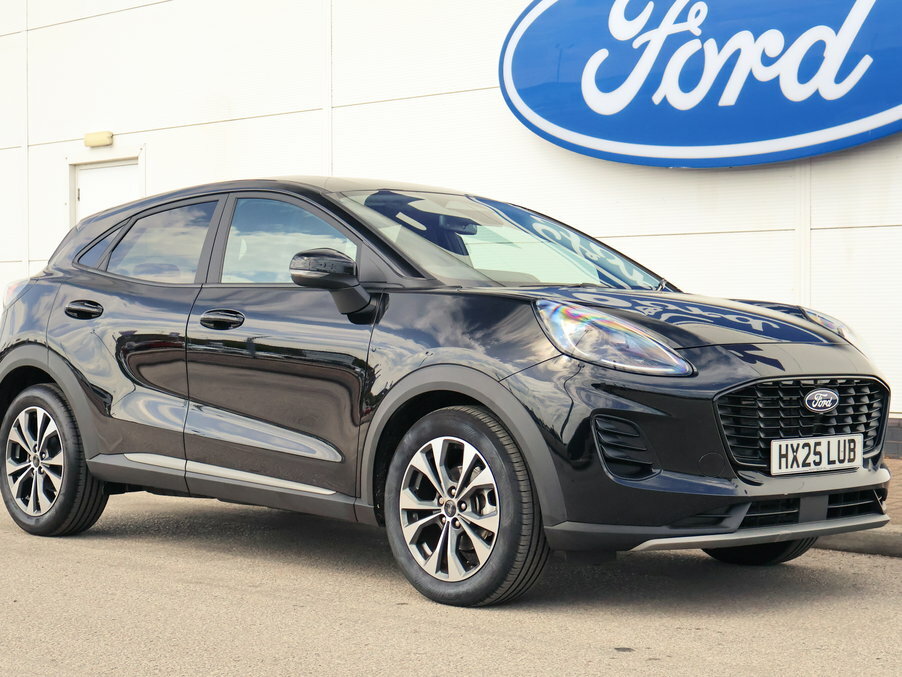 Ford Puma 1.0 Ecoboost Hybrid Mhev Titanium HX25LUB Black #3