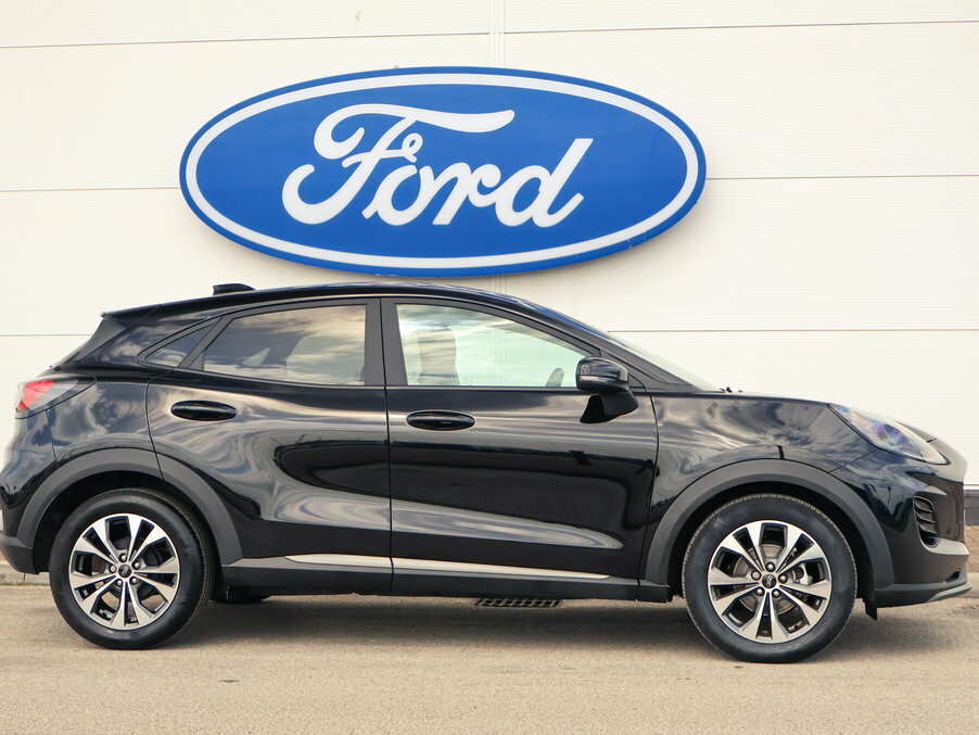 Ford Puma 1.0 Ecoboost Hybrid Mhev Titanium HX25LUB Black #2