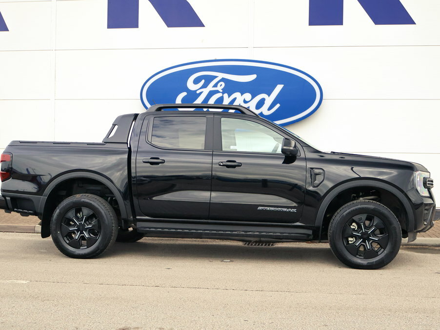 Ford Ranger Pick Up D Cab Stormtrak 2.3 Ecoboost Phev 281 EO75VCV Black #2