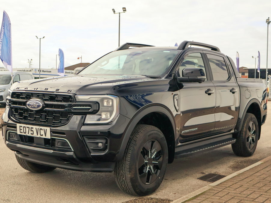 Ford Ranger Pick Up D Cab Stormtrak 2.3 Ecoboost Phev 281 EO75VCV Black #4