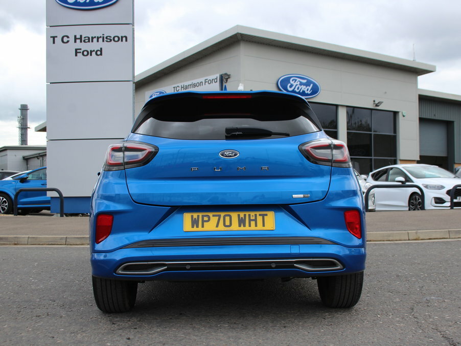 Ford Puma 1.0 Ecoboost Hybrid Mhev 155 St-line Vignale WP70WHT Blue #4