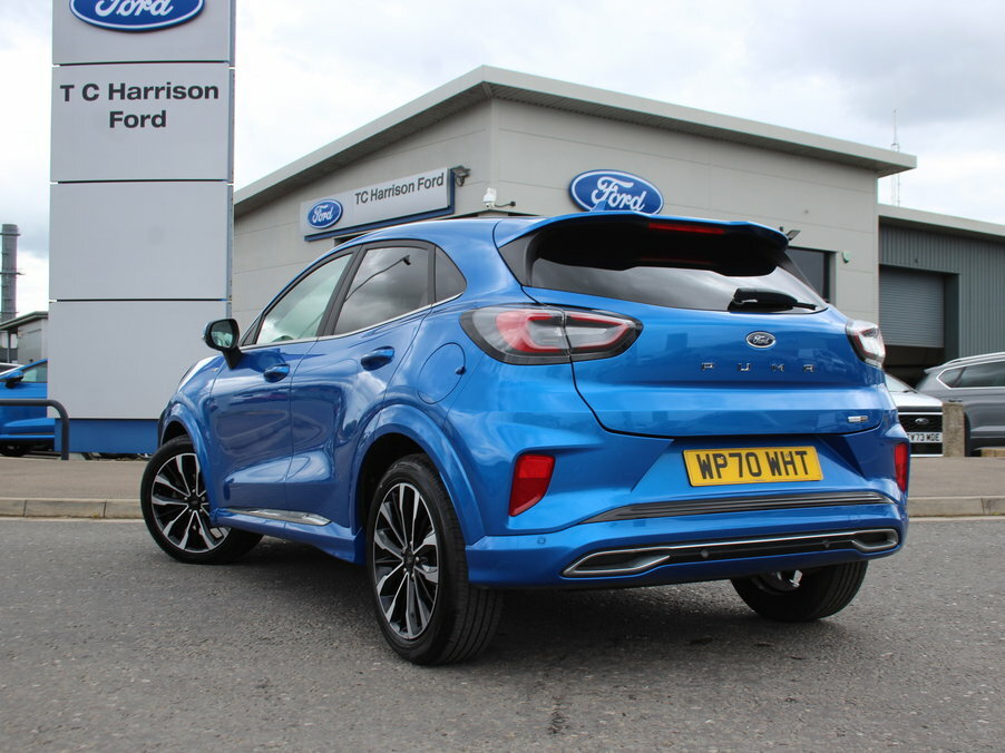 Ford Puma 1.0 Ecoboost Hybrid Mhev 155 St-line Vignale WP70WHT Blue #5