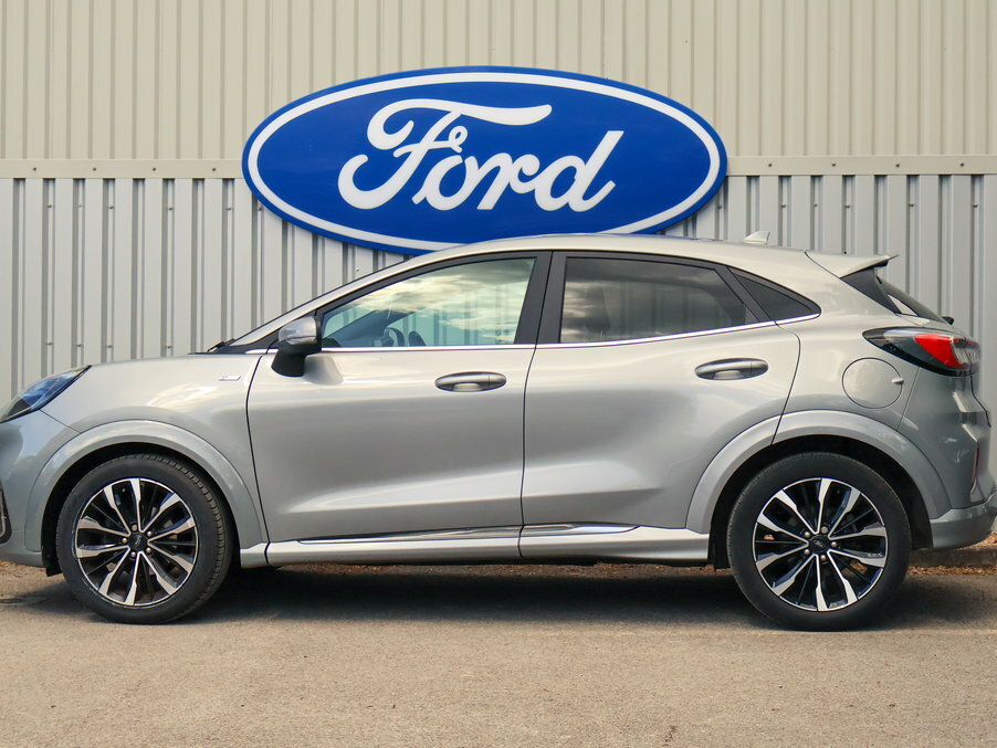 Ford Puma 1.0 Ecoboost Hybrid Mhev 155 St-line Vignale ND23EHV Silver #3